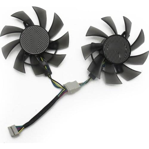 75MM 6Pin FD8015U12D T128015BU RTX 2060 Cooling Fan For ASUS GTX 1660 1660Ti TUF GAMING OC RTX2060 Graphics Card As Replacement