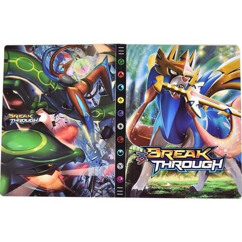 432pcs Pokemon Cards Album Book VMAX GX Game Map Collection Holder Anime 9 PocketBinder Folder Top Loaded List Toy Gift For Kids