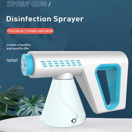 Electric Wireless Disinfection Sprayer Handheld Portable USB Rechargeable Nano Atomizer Home Disinfection Steam Spray Gun 300ml