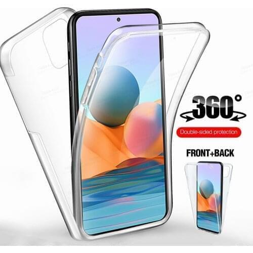 360° Front Back Transparent Case For Xiaomi Redmi Note 10 Pro Xiomi Redme Note10 4G Nota 10Pro 10s Phone Cover Shockproof Coque