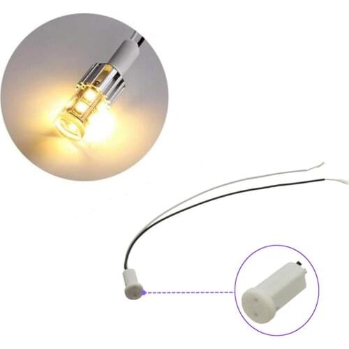 G4 Base Socket plug Crystal bulb light special ceramic lamp chandelier halogen Holder Head Wire G4 led/G4/bulb plug 12V 10-30W