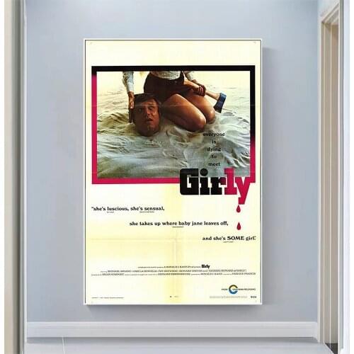 CP1103 Girly Classic Hot Movie Print Silk Fabric Poster Indoor Wall Art Decor Gift