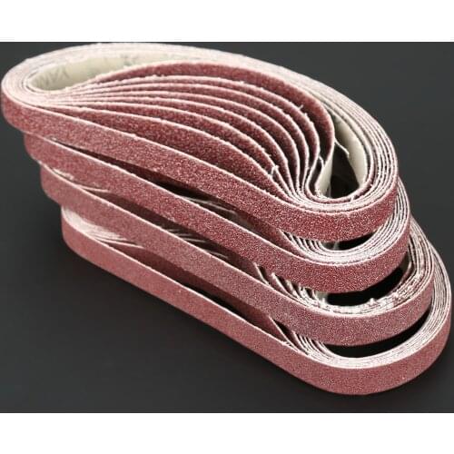40Pcs 457*13mm Abrasive Sanding Paper Belts Grit 40/60/80/120 Air Belts Sander Grinder for Drill Grinding Polishing Power Tools