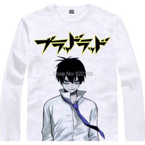 2015 Blood Lad Staz T Shirt Anime Japanese Famous Animation Novelty Summer Mens T-shirt Cosplay Costume Clothing