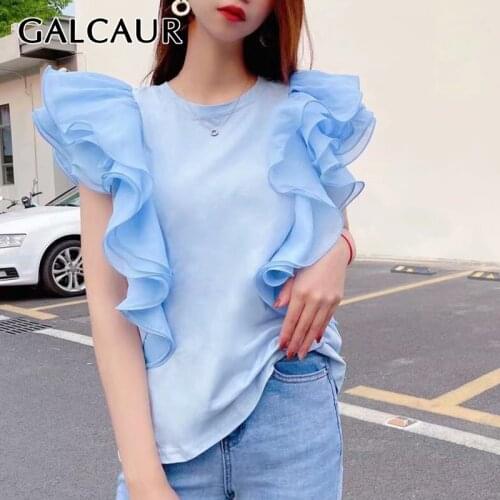 Женские топы и футболки GALCAUR China At AliExpress