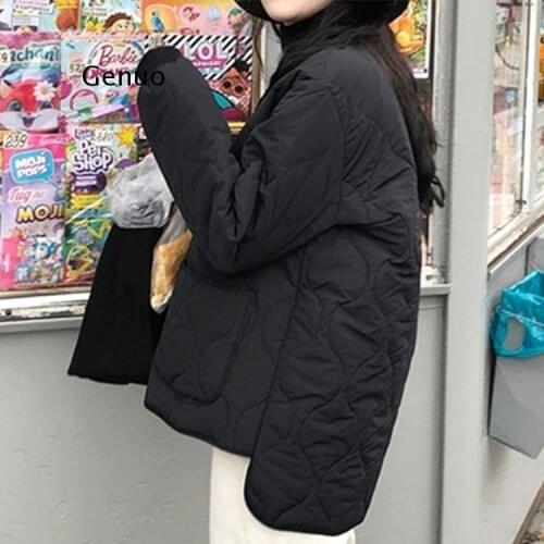 Женские осенние парки Genuo China At AliExpress