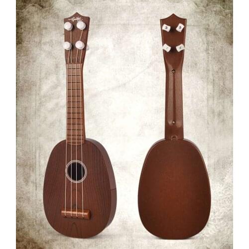 Guitar Plastic Children Simulation Mini Instrument Guitars Early Childhood Educational Toys Can Play Baby Learning Toy 2021