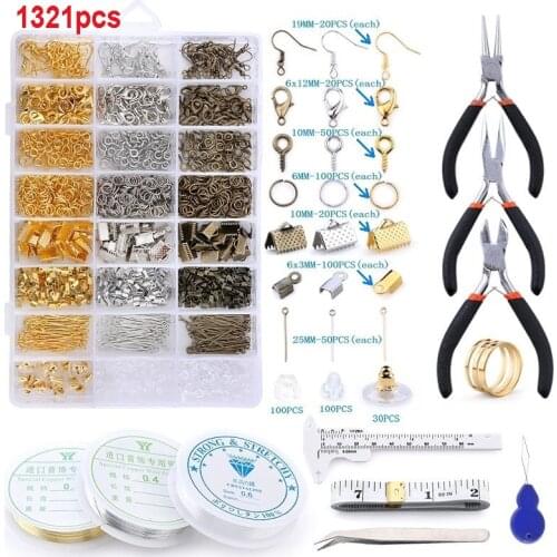 Earring Hooks for Jewelry Making, Earring Making Supplies kit with Earring Hooks, Open Jump Rings