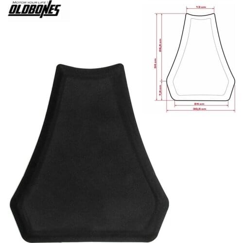 Motorcycle Race Foam Seat Pad Black Universal 15mm Thick For Yamaha For Honda For Ducati