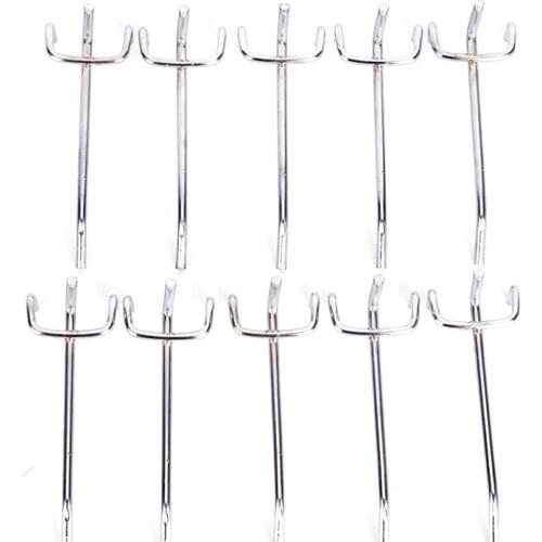 New 10x hook panel perforated wall storage workshop fixing length 10CM