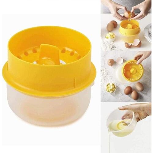 Plastic Egg Separator White Yolk Sifting Home Kitchen Chef Dining Cooking Gadget For Household Kitchen Egg Tools