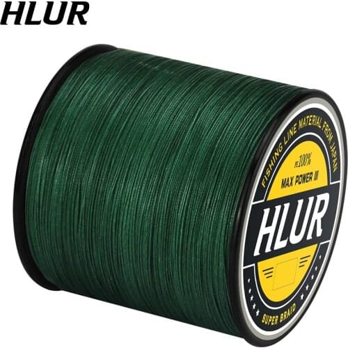HLUR 500M Braided Wire PE Braided Fishing Line 0.11mm-0.50mm 0.4-8.0# Code 4 Strands 12-83LB PE Multifilament Fishing