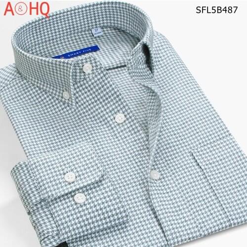 Smart Five Shirts For Men Clothing Long Sleeve Mens Shirt Checkered FASHION Social Shirt 2021 Man Clothes Summer Shirt a Plaid