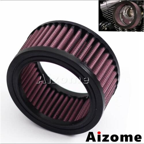 Universal Motorcycle Air Filter 0.2 oz 6 ml Cotton Gauze Round Air Cleaner For Harley Honda Suzuki Yamaha Kawasaki Cafe Racer