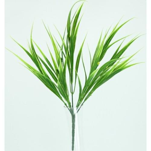 High quality wedding party Decoration Artificial Plant Green Leaves Garden Home Hotel Office Party Decor Artificial Grass Plants