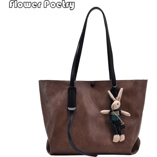 Women Pendant Shoulder Bag Fashion Pure Color Designers High Quality Ladies Bags Big Capacity Female Handbags Bolsas Sac 2020