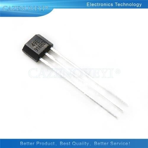 10pcs/lot 49E Hall element OH49E SS49E Hall sensor Hall Effect Sensor new In Stock