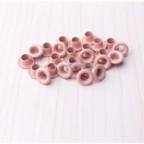 100pcs/lot 8*4*4mm Metal Eyelet Scrapbook Grommet Embellishment Garment Leather craft