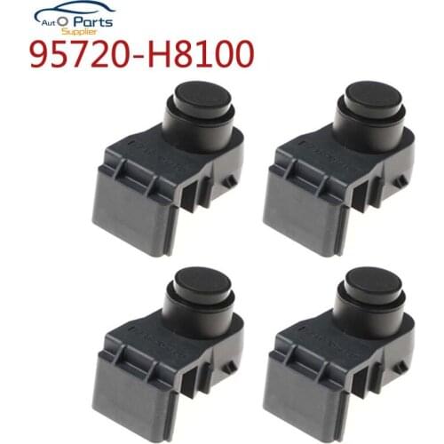 4Pcs PDC 95720-H8100 For Kia RIO/STONIC 17 Car Parking Sensor Auto parts 95720H8100 Black Color