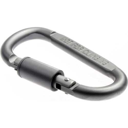 8cm Aluminium Alloy Outdoor Camping Carabiner D-Ring Key Chain Clip Climbing Carabiners For Camping Hiking Snap Hook Buckle
