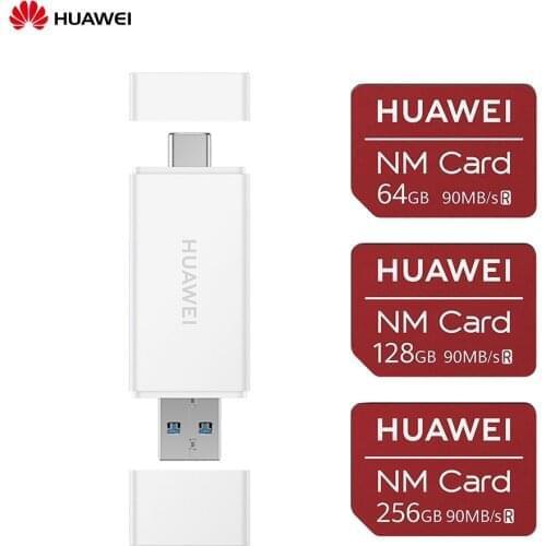 90MB/s Speed 100% Original For Huawei Mate 20/20 Pro/20X/20RS/P30/P30 Pro USB3.1 Gen 1 NM Card 64GB/128GB/256GB Nano Memory Card