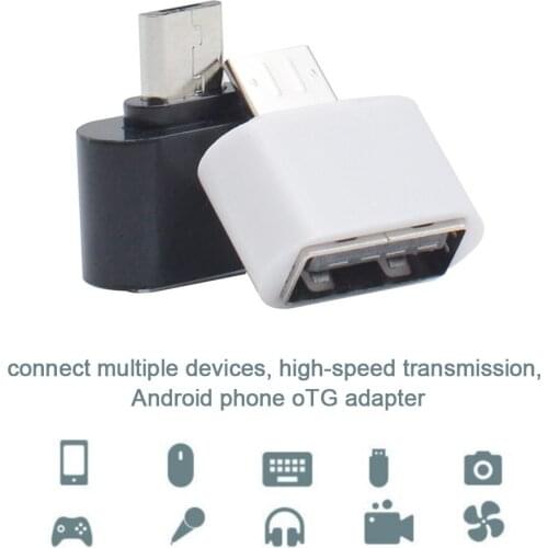 2Pcs Micro USB OTG Adapter Converter Portable Micro Male to USB 2.0 Female Adapter For Samsung Huawei Android Smart Phone