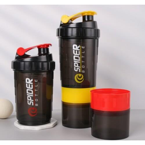 Large-capacity Cup Sports Water Cup Shake Cup Fitness Protein Powder Mixing Cup With Scale Mixing Ball