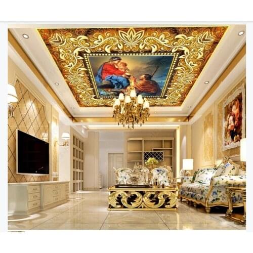 Large Custom 3D European classic characters Oil painting zenith mural Living room Bedroom Background wallpaper Mural