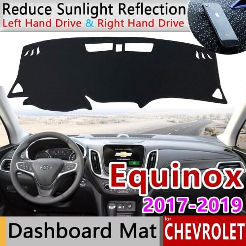 For Chevrolet Equinox 3 2017 2018 2019 MK3 3rd Gen Holden Anti-Slip Mat Dashboard Cover Pad Sunshade Dashmat Carpet Accessories