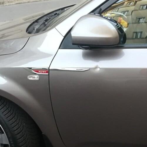 For Kia Cerato k3 2019 2020 Stainless Steel Car Emblem Sticker Outer Front Side Sign Cover Trim Fender Decoration Accessories