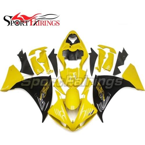 Gloss Yellow Fairings For Yamaha YZF 1000 R1 Year 09 10 11 2009 2010 2011 ABS Injection Plastic Motorcycle Fairing Kit Cowlings