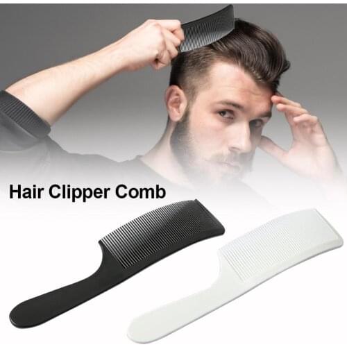 Hair Clipper Comb Elastic Durable Plastic Curved Barber Comb Hair Salon Hairdressing Tool Men Hairdressing Comb