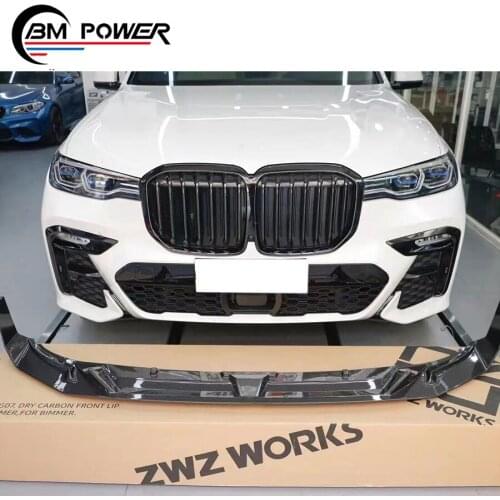 2021 X7 G07 dry carbon finber front lip for X7 series G07 carbon finber front skirt