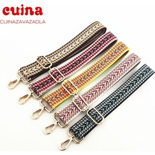 Fashion Adjustable Woman Bag Strap Fashion Colored Wide Shoulder Strap Woman Crossbody Shoulder Handbag Part Accessories