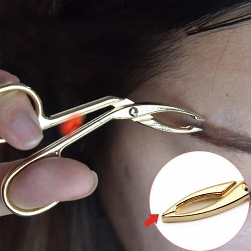 Eyebrow Tweezers Face Hair Remove Make Up Scissors Cosmetic Trimmer Eyelash Clipper Care Nipper Eyebrow Tweezer Makeup Tool