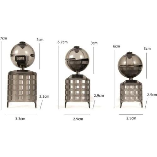 Plastic Fishing Bait Feeder Bait Cage Carp Bait Trap Cage Inline Method Feeder L/M/S Replacement Tackles for Fishing Lovers