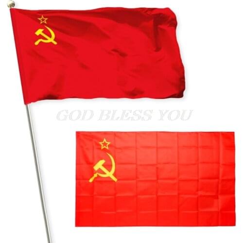 Hanging Soviet Union Flag Country Banner Activity Parade Festival 3x5 Ft Drop Shipping