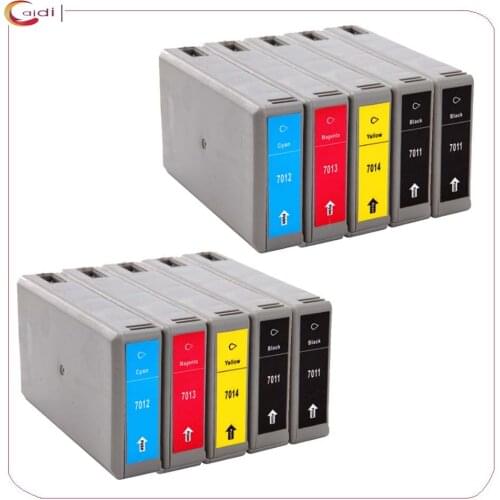 10x Compatible Ink Cartridge T7011 T7012 T7013 T7014 for Epson WorkForce WP-4000 4015DN 4095DN 4500 4515DN 4525DNF printer