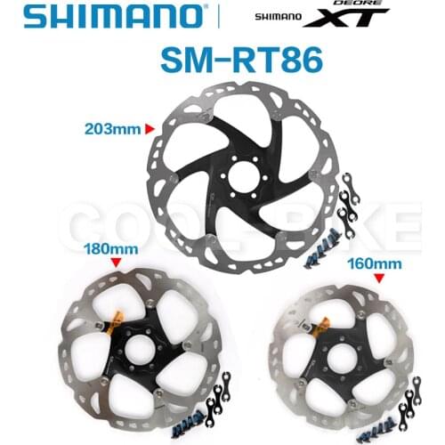 SHIMANO XT SM RT86 Ice Point Technology Brake Disc 6 Bolt M8000 Mountain Bikes Disc SHIMANO RT86 160MM 180MM MTB