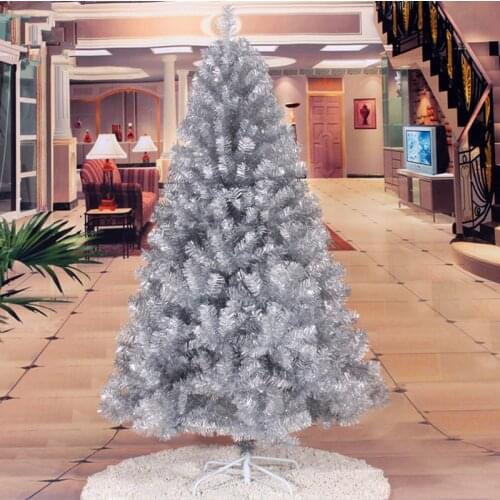 Christmas New Year essential 1.8 m / 180CM encryption Christmas tree Christmas gifts silver Christmas ornament