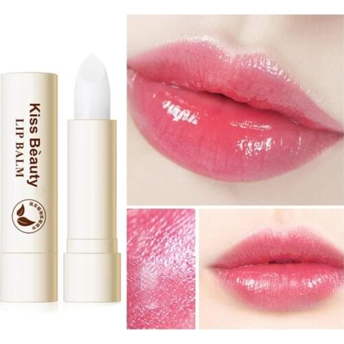 3.5g Color Changing Aloe Lip Balm Waterproof Healthy Lipstick Matte Long Lasting Moisturizing Balm Makeup Supplies