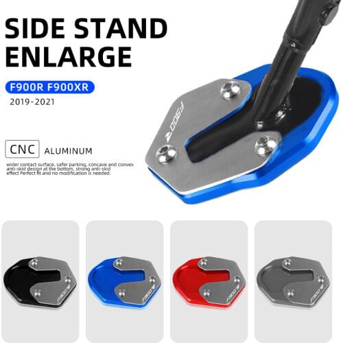 Kickstand Foot Side Stand Extension Enlarger Pad Support Frame Plate For BMW F900XR F900R 2019 2020 2021 Motorcycle Accessories