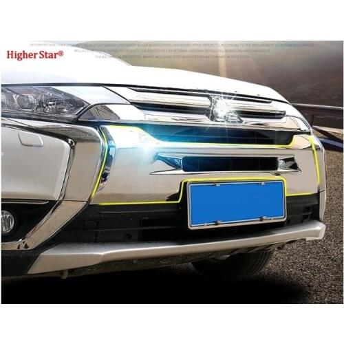 High quality ABS chrome car grill decoration cover,Front Bumper protection cover for Mitsubishi outlander 2016-2020