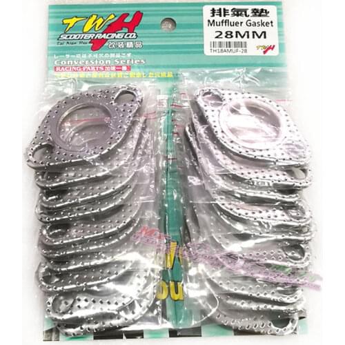 1pcs Taiwan Modified Motorcycle Exhaust Gasket DIO Worldwide Exhaust Pipe Interface Flat Gasket GY6 Scooter