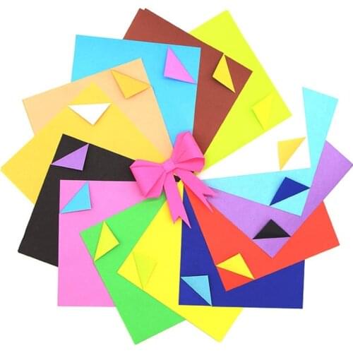 160sheets 15*15cm Double Side Color Paper Kids Origami Paper DIY Paper Crane Rose