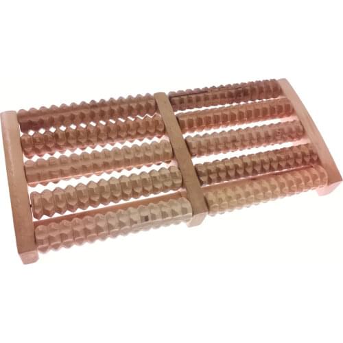 3/5 Raw Wooden Foot Roller Wood Care Massage Reflexology Relax Relief Massager Spa Gift Anti Cellulite Foot Massager Foot Care