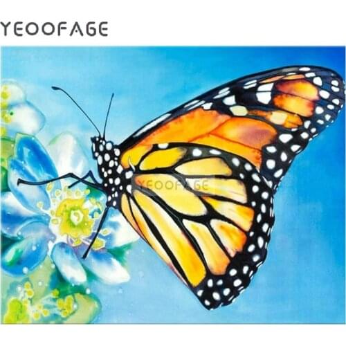 Diamond embroidery butterfly Diy 5d diamond painting square drill rhinestone pasted Crafts Needlework full gear home decoration