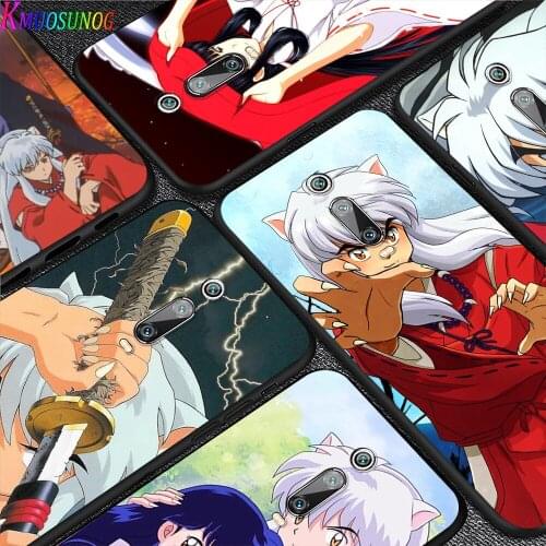 Bright Black Cover anime inuyasha For Xiaomi Redmi 10X 9C 9A 9 GO K20 8A 8 7A 7 S2 6A 6 5 4X Pro 5G Phone Case