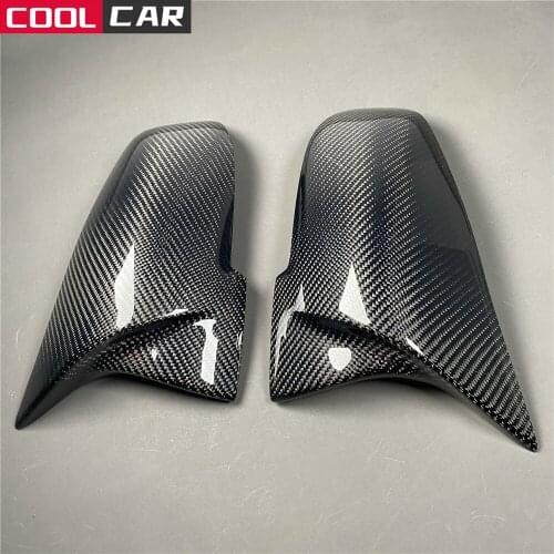 For BMW F20 F21 F22 F23 F30 F31 F32 F33 F36 X1 F87 1 2 3 4 Series Real Carbon Fiber Replacement Mirror Cover Cap Car Accessories