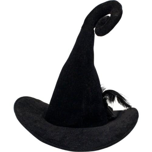 Halloween Witch Wizard Hat Party Costume Headgear Devil Cap Cosplay Props Decoration Accessories for Adult